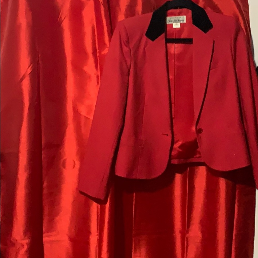 Red blazer